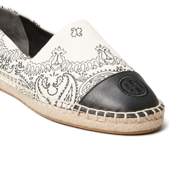 New Tory Burch Americana Bandana Espadrille Size: 10 - Picture 2 of 3
